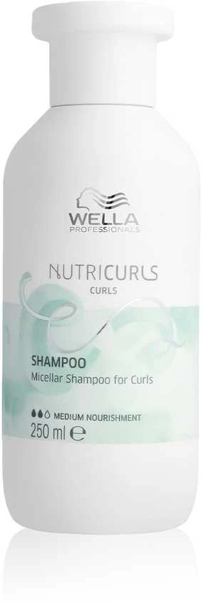 Wella Professionals NutriCurls Micellar Shampoo micelinis šampūnas garbanotiems plaukams, 250 ml