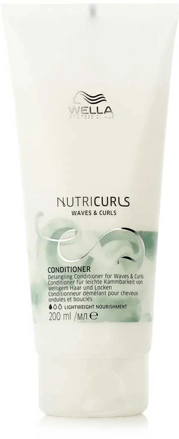 Wella Nutricurls Waves & Curls Detangling Kondicionierius, atpalaiduojantis kondicionierius garbanotiems ir banguotiems plaukams 200ml
