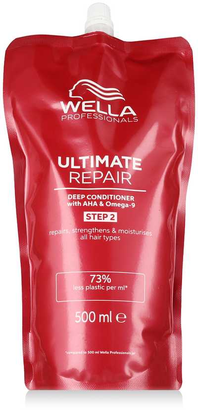 Intensyvaus poveikio kondicionierius pažeistiems plaukams Wella Ultimate Repair Conditioner, 500 ml (papildymas)