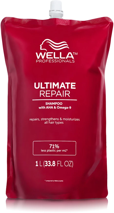 Wella Professionals Ultimate Repair Intensyvaus poveikio atkuriamasis šampūnas (papildymas) 1000 ml