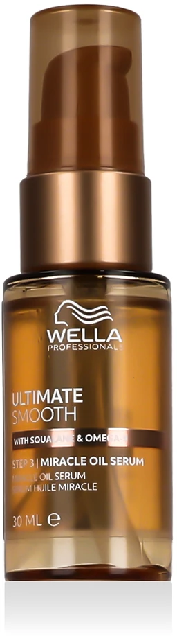 Wella Professionals Ultimate Smooth Miracle Oil Serum Aliejinis serumas skvalanu ir omega-9, 30 ml