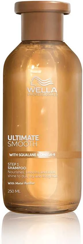 Wella Professionals Ultimate Smooth Šampūnas Maitinantis šampūnas su skvalanu ir omega-9, 250 ml