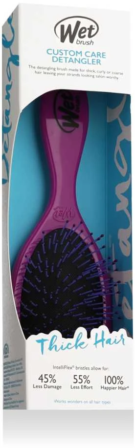 Wet Brush Wet Custom Care Detangler Thick Hair Violetinis plaukų šepetys