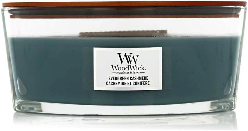 WoodWick Aromatinė žvakė (Evergreen Cashmere), 453,6 g