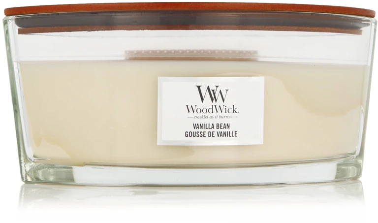 WoodWick Aromatinė žvakė (Vanilla Bean), 453,6 g