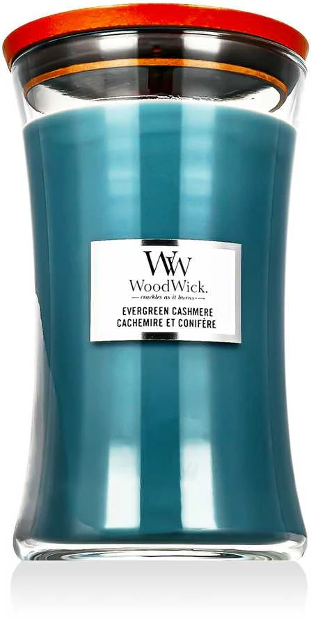 WoodWick Aromatinė žvakė (Evergreen Cashmere), 609,5 g