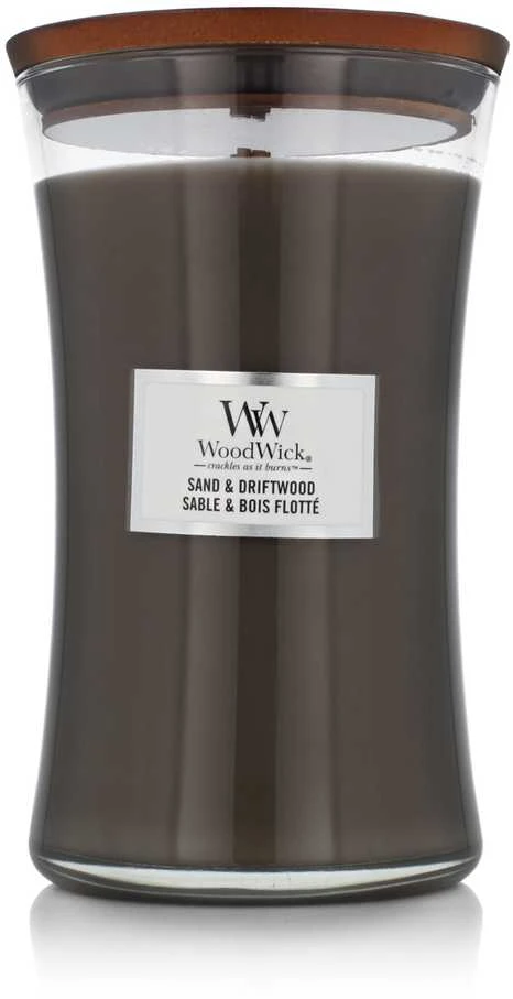 WoodWick Aromatinė žvakė (Sand & Driftwood), 609,5 g