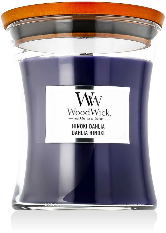 WoodWick Aromatinė žvakė (Hinoki Dahlia), 275 g