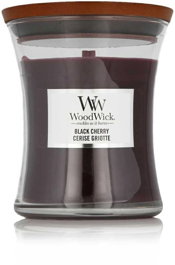 WoodWick Aromatinė žvakė (Black Cherry), 275 g