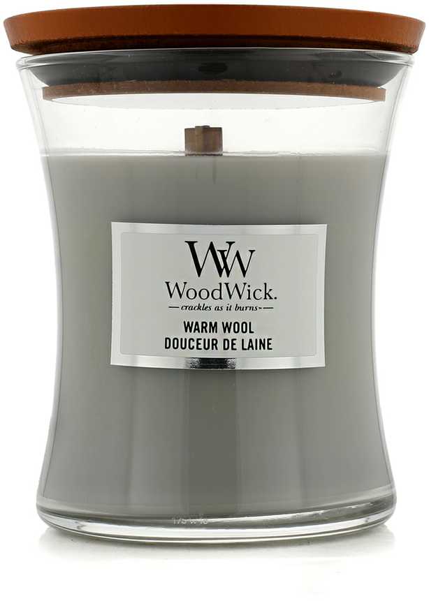 WoodWick Aromatinė žvakė (Warm Wool), 275 g