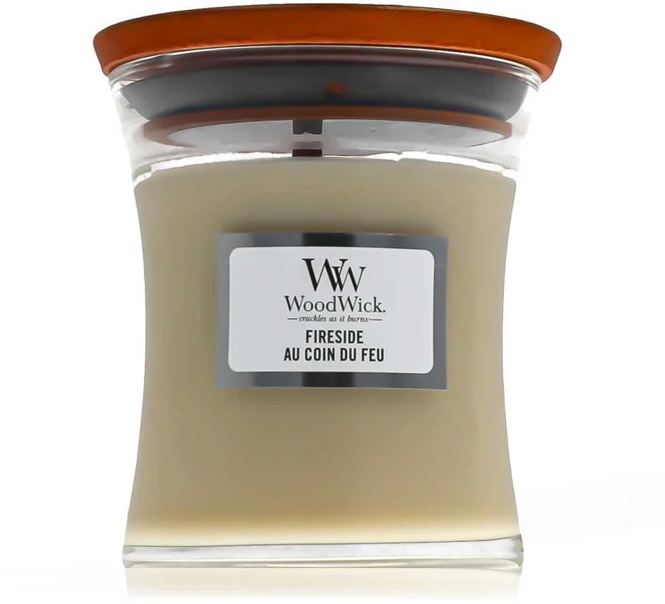 WoodWick Aromatinė žvakė (Fireside), 85 g