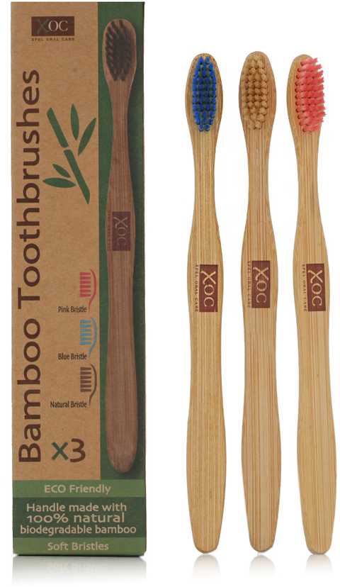Xpel Bamboo Dantų šepetėlis Dantų šepetėlis
