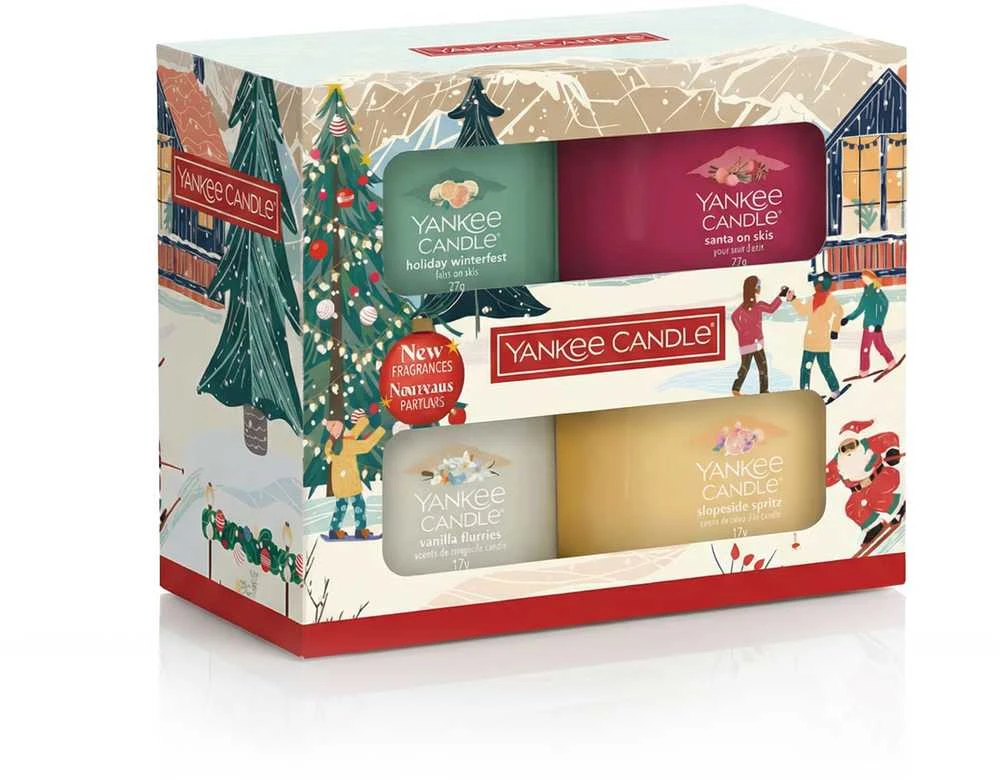 Yankee Candle žvakutės „Apres Ski Rinkinys“ 4 vnt.