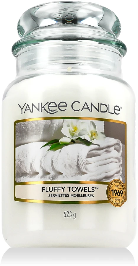 Yankee Candle Fluffy rankšluosčiai kvapioji žvakė unisex, 623 g