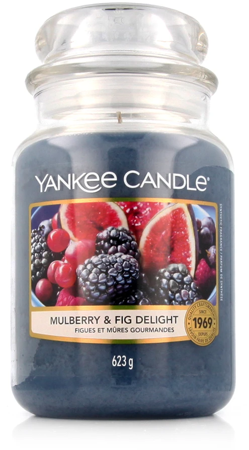 Yankee Candle Aromatinė žvakė "Classic Large Mulberry - Fig Delight" 623 g