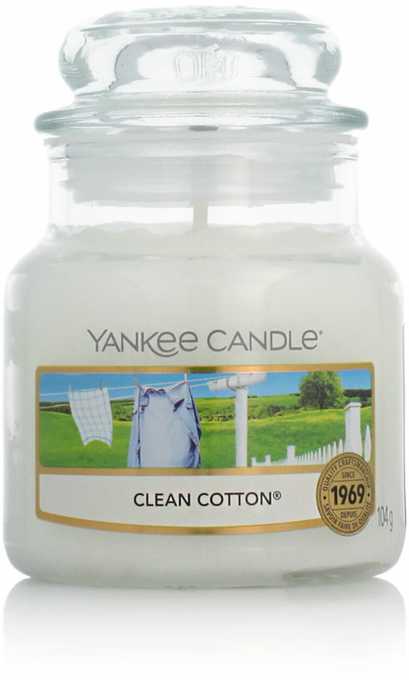 Yankee Candle Clean Cotton Scented Candle unisex, 104 g