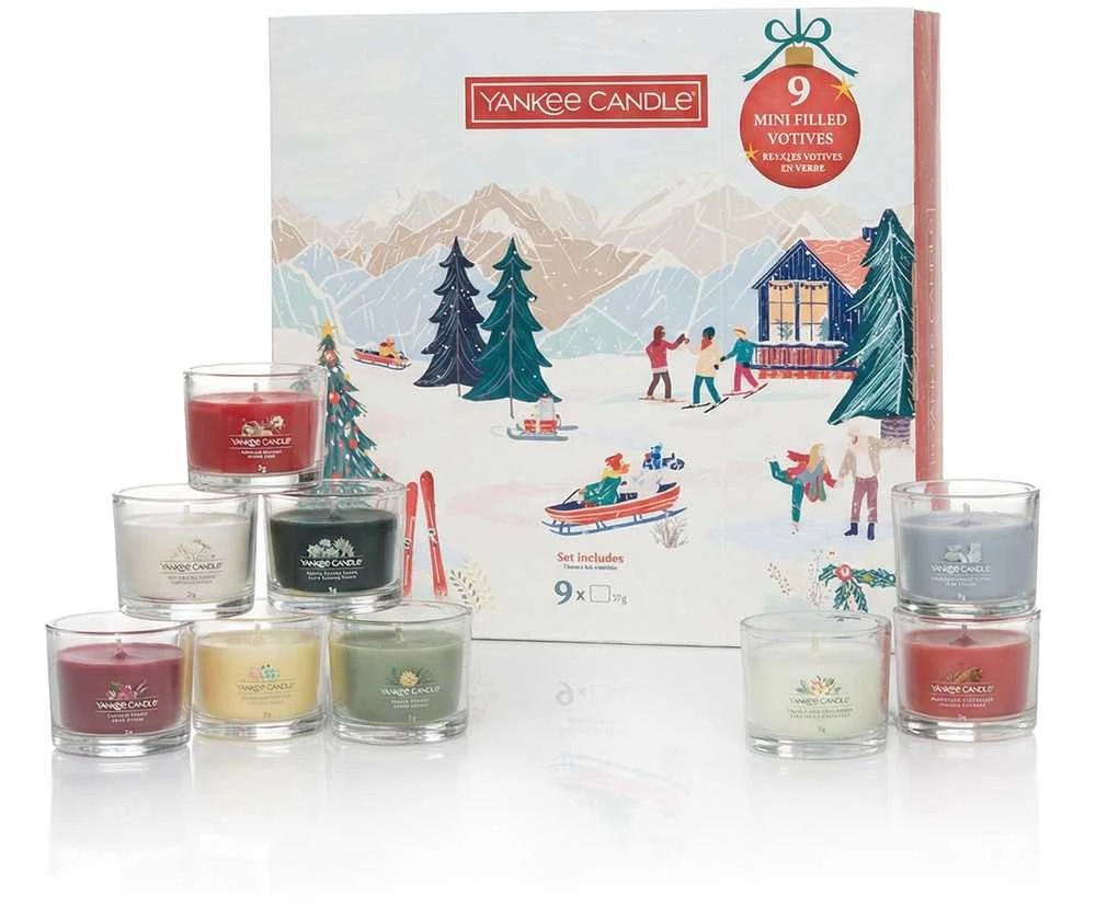 Yankee Candle „Apres Ski Rinkinys“ 9 mini žvakutės
