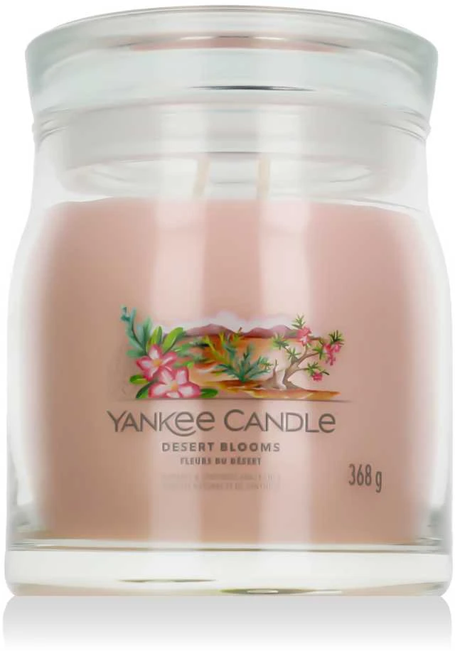 Yankee Candle Aromatinė žvakė Aromatinė žvakė Signatūrinė stiklinė vidutinė Desert Blooms 368 g