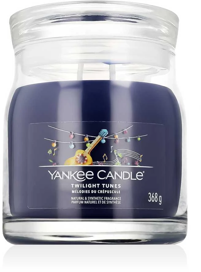 Yankee Candle Aromatinė žvakė Signature glass medium Twilight Tunes 368 g