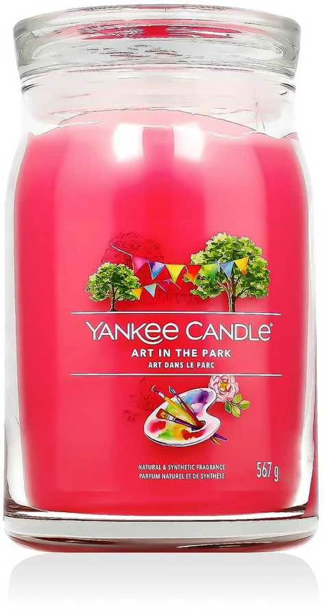 Yankee Candle Aromatinė žvakė Signatūrinis stiklas didelis "Art in the Park" 567 g