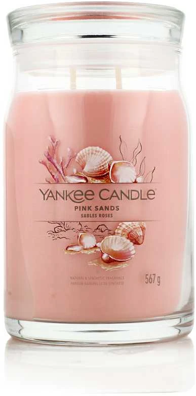 Yankee Candle Aromatinė žvakė "Signature large glass Rožinė Sands" 567 g