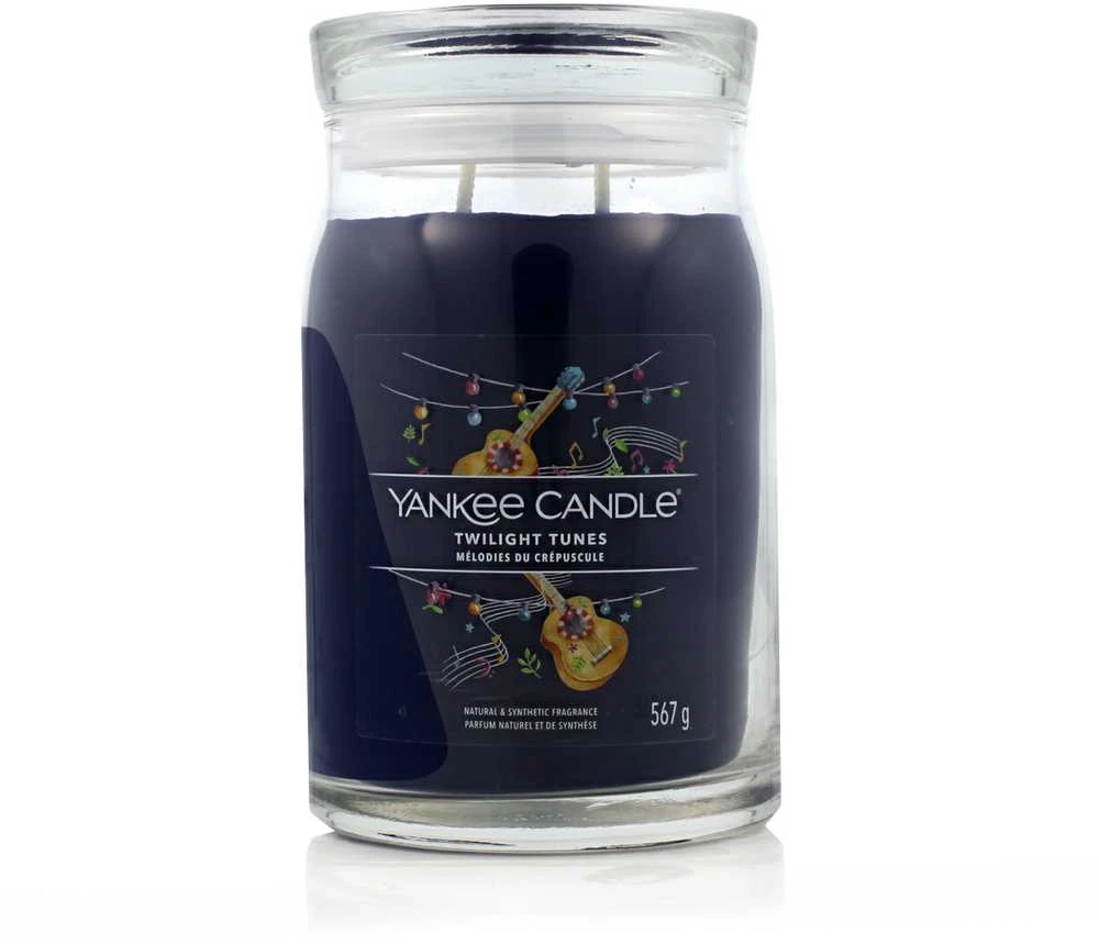 Yankee Candle Aromatinė žvakė Signatūrinė stiklinė didelė Twilight Tunes 567 g