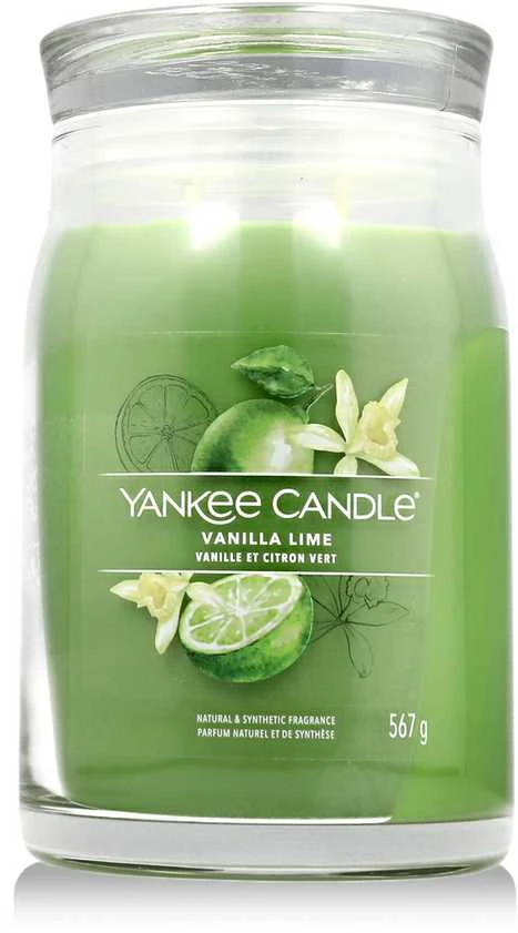 „Yankee Candle“ firminė vanilės ir laimo kvapo žvakė