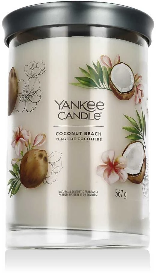 Yankee Candle Aromatinė žvakė Signature tumbler large Coconut Beach 567 g