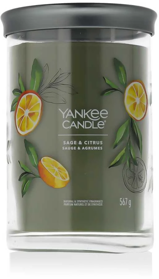 Yankee Candle Aromatinė žvakė Signature tumbler large Sage - Citrus 567 g