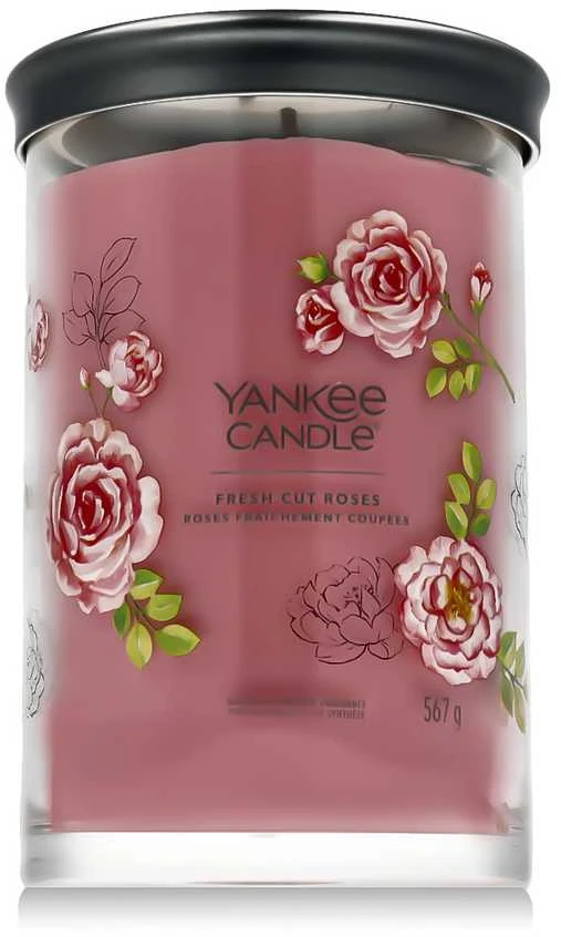 Yankee Candle Aromatinė žvakė Signature tumbler large Fresh Cut Rose s 567 g