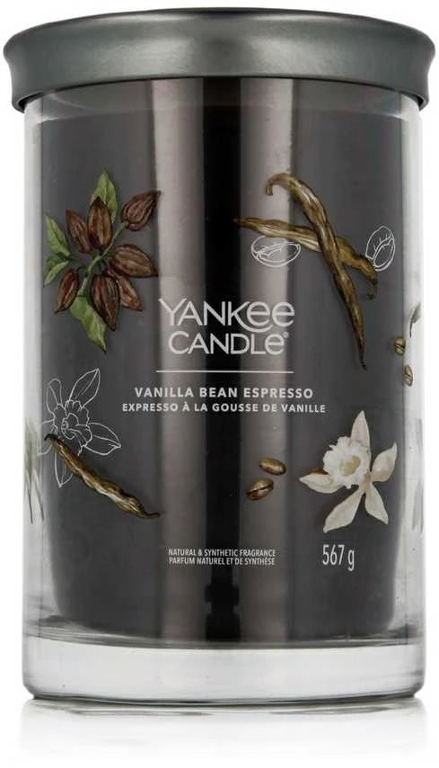 Yankee Candle Aromatinė žvakė Signature tumbler large Vanilla Bean Espresso 567 g