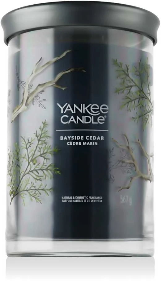 Yankee Candle Aromatinė žvakė Signature tumbler large Bayside Cedar 567 g