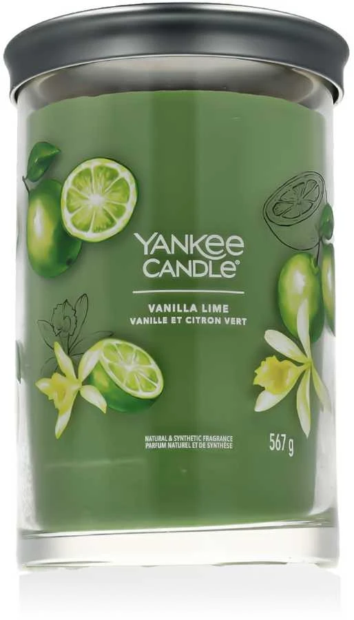 Yankee Candle Aromatinė žvakė Signature tumbler large Vanilla Lime 567 g