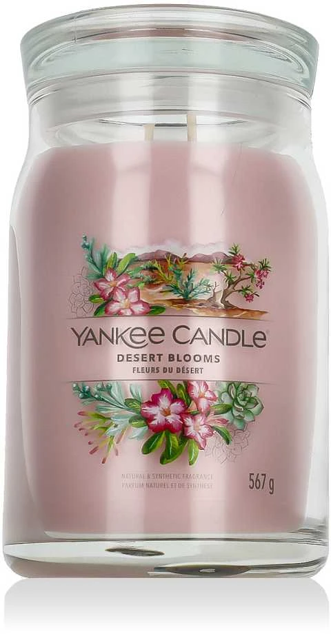 Yankee Candle Aromatinė žvakė Signatūrinis stiklas didelis Desert Blooms 567 g