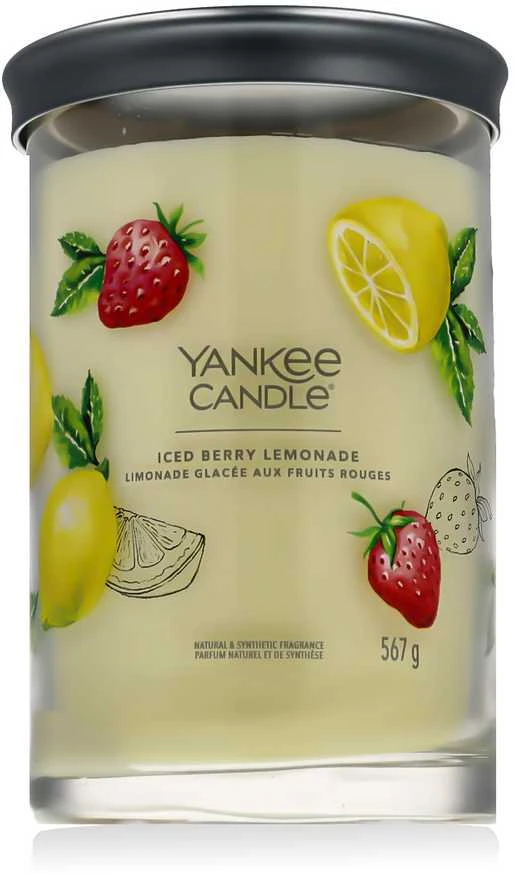 Yankee Candle Aromatinė žvakė Signature tumbler Iced Berry Lemonade 567 g