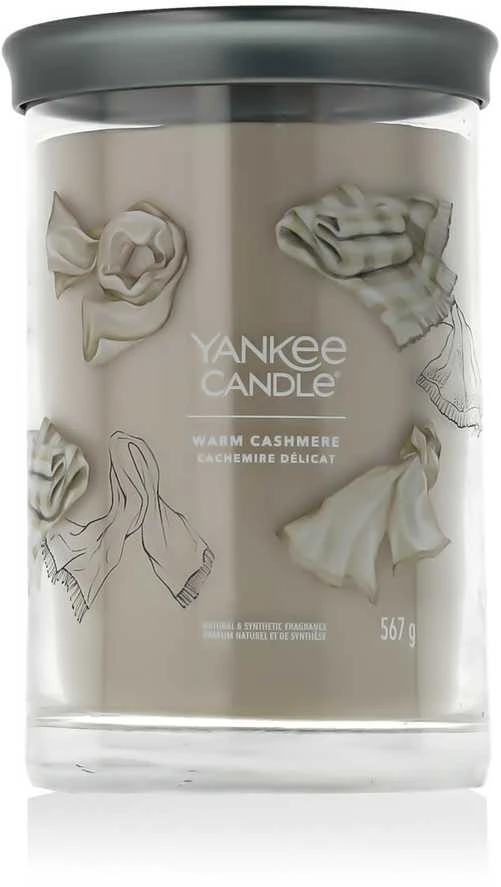 Yankee Candle Aromatinė žvakė Signature tumbler large Warm Cashmere 567 g