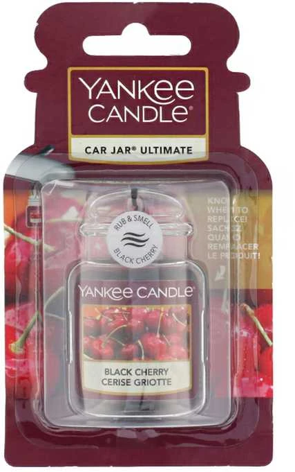 Yankee Candle Juodas Cherry Car Jar Ultimate 24 g