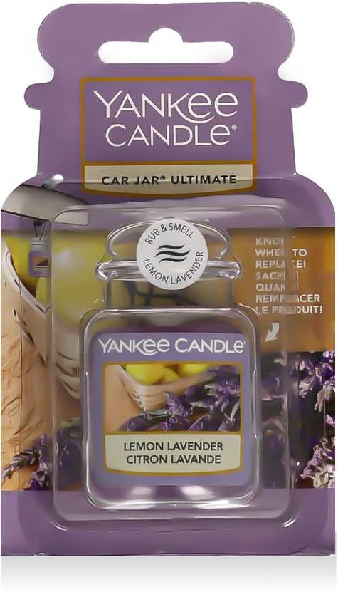 Yankee Candle Yankee žvakė „Lemon Levandų“ automobilio indelyje, 24 g