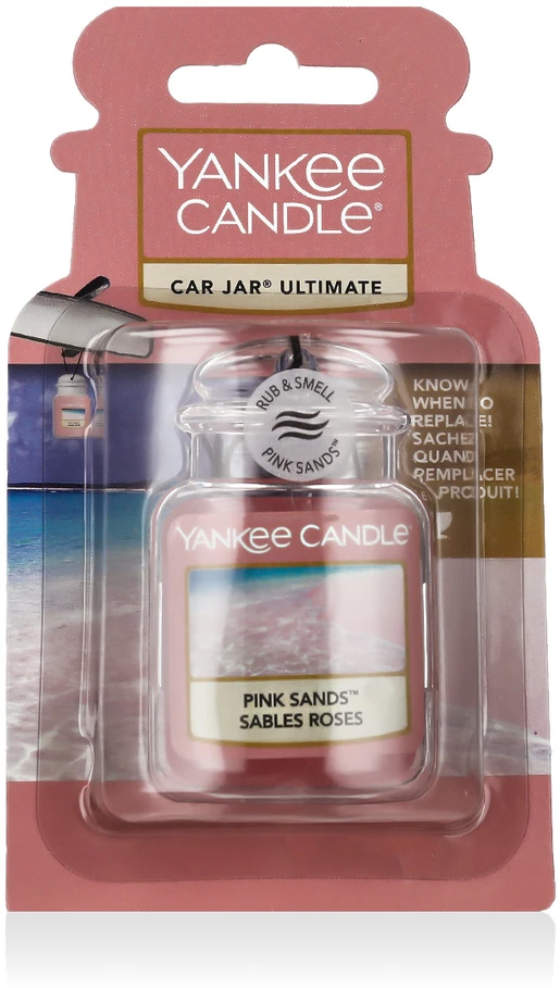 Yankee Candle automobilio kvapo žvakė „Ultimate Rožinė Sands“ 24 g
