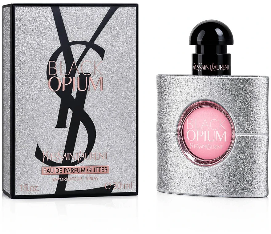 Yves Saint Laurent YSL Juodas Opium Glitter EDP parfumuotas vanduo moterims, 30 ml