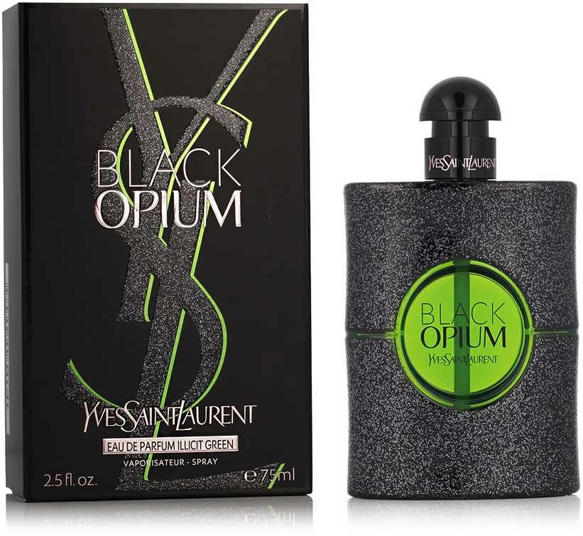 Yves Saint Laurent YSL Juodas Opium Illicit Žalias EDP parfumuotas vanduo moterims, 75 ml