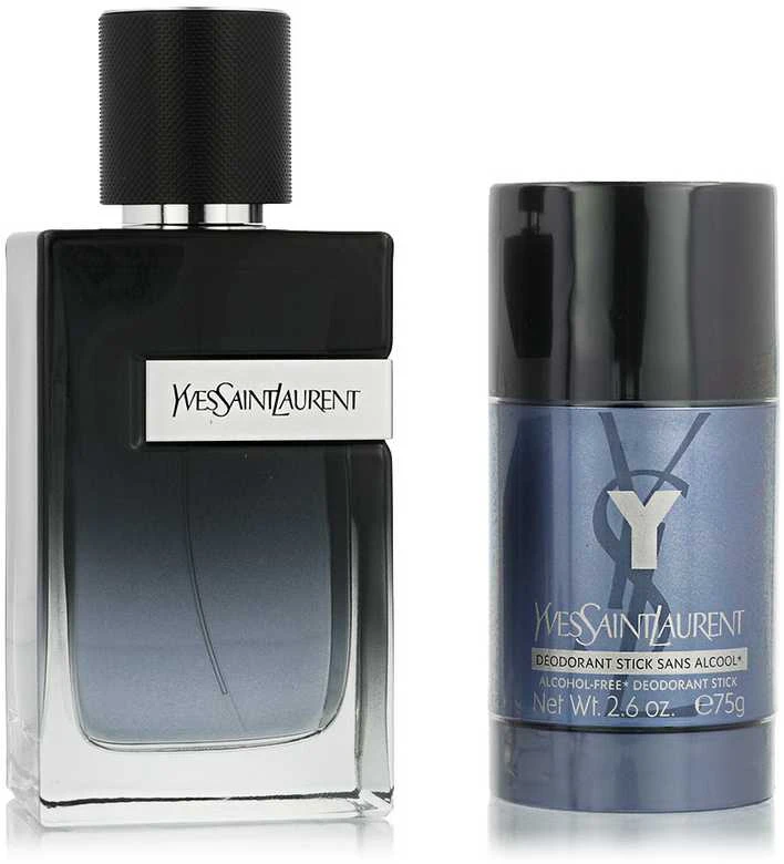Set Yves Saint Laurent: Y Intense Eau De Parfum For Men, 100 ml + Y Anti-Perspirant Dezodorantas Stick For Men, 75 g