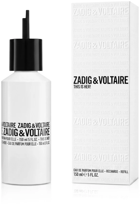 Zadig & Voltaire This is Her! Refill EDP parfumuotas vanduo moterims, 150 ml