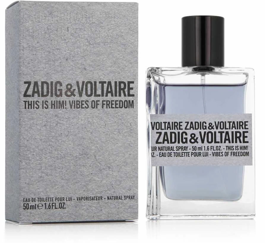 Zadig & Voltaire This is Him! Vibes of Freedom EDT tualetinis vanduo vyrams, 50 ml
