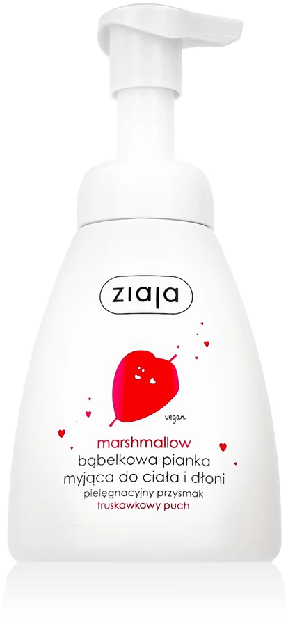 Ziaja Marshmallow Hands & Body Foam Wash skystas muilas moterims, 250 ml