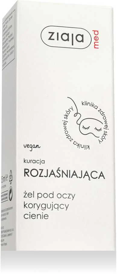 Ziaja Med Eye Treatment Anti Dark Circles Eye Gel moterims, 15 ml