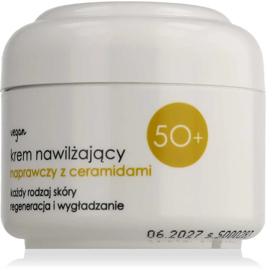 Ziaja 50+ Moisturizing Kreminis With Ceramides Day Kreminis