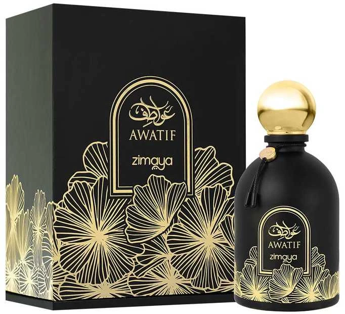 Zimaya Awatif Juodas EDP parfumuotas vanduo unisex, 100 ml