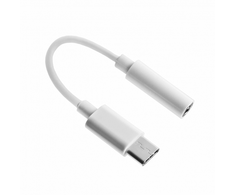 Adapteris Fusion Accessories CM20 3.5 mm to USB-C Audio Adapteris Baltas (OEM)