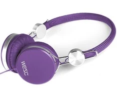 Ausinės WESC Banjo Violetinė